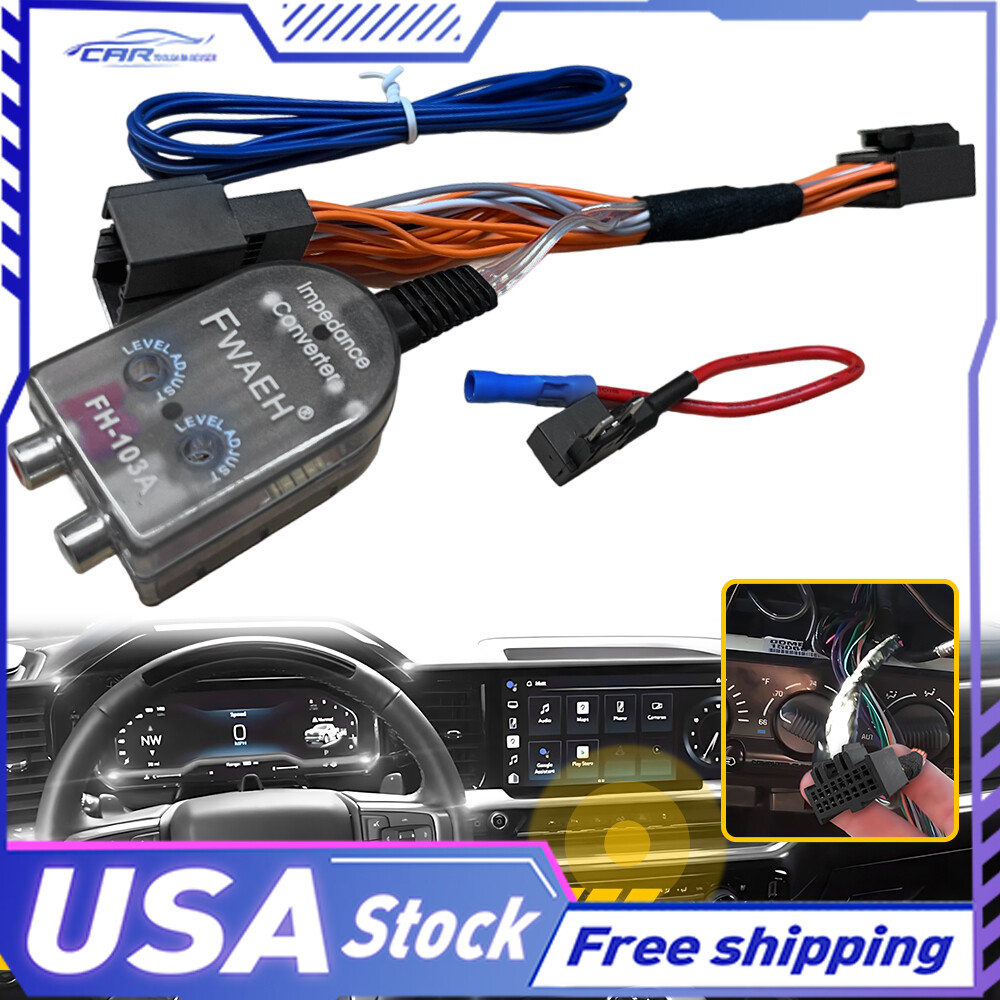 2007-2009 Pontiac Torrent Amplifier Subwoofer Adapter Wire Harness