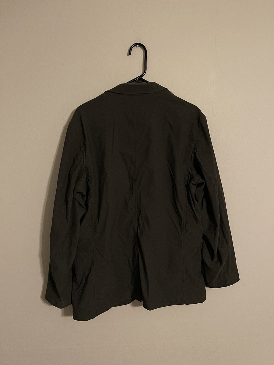 Eddie Bauer Gray Travex Voyager Travel Blazer Jacket Sport Coat