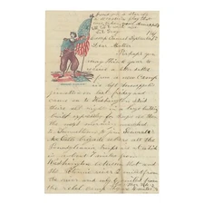 1861 Civil War Letter by Soldier in 1st Pennsylvania Reserves — Pickets Firing