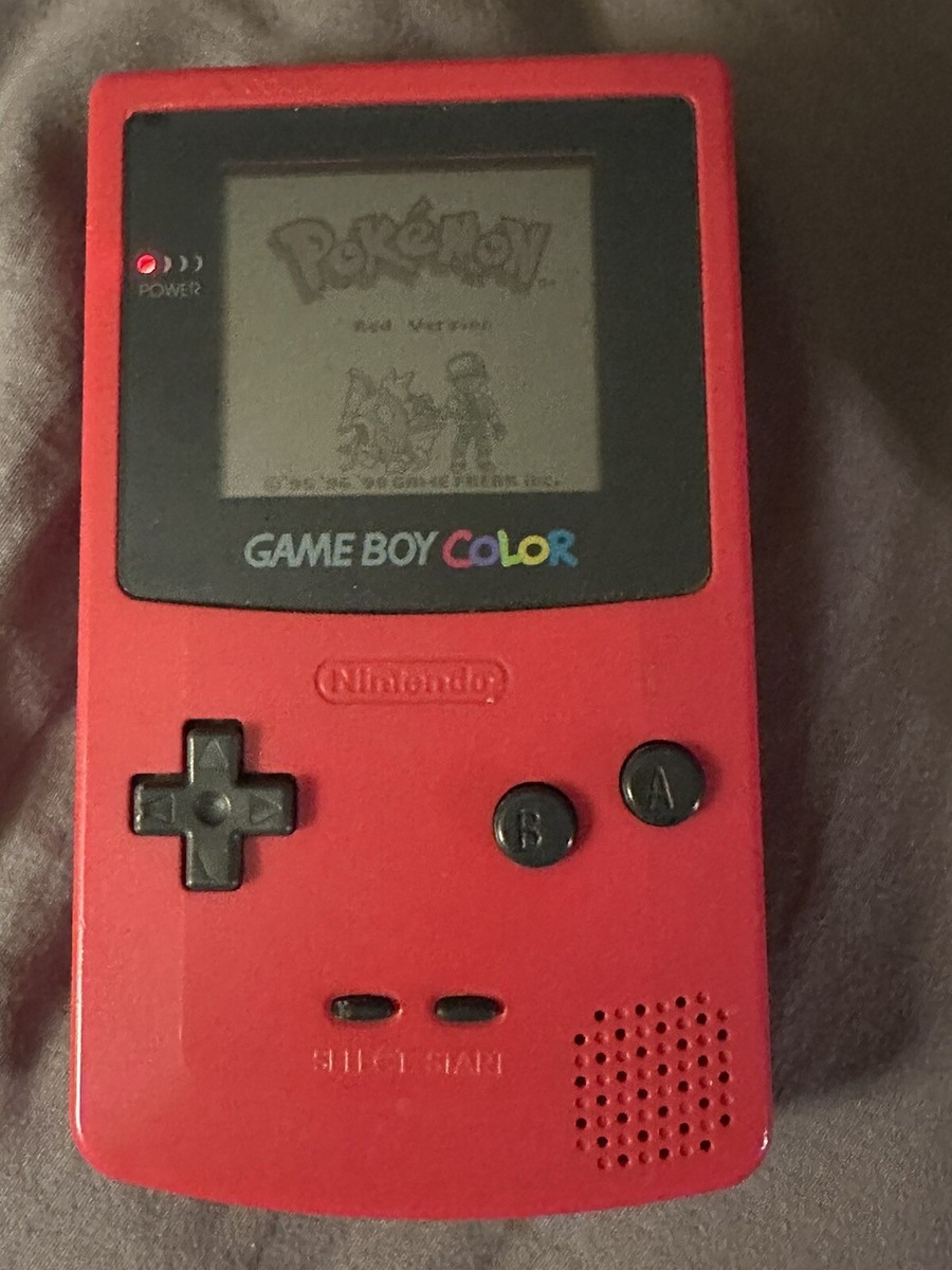 ゲームボーイ　カラー　GAME BOY　レッド Berry Red Gameboy Color Console OLED Touch Screen GBC Game Boy | eBay