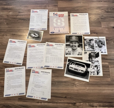 Vintage 1984 Southland Corp Racing Team Press Kit Kyle Petty Bobby Rahal