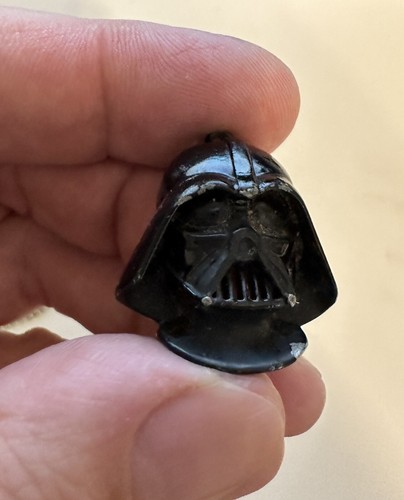 Vintage 1977 Star Wars Jewelry Darth Vader Metal Necklace 3D Pendant 20th Ct Fox - Picture 2 of 5