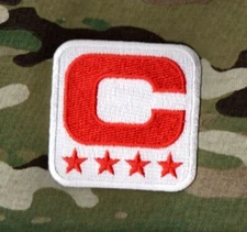 2024 CINCINNATI BENGALS GENERIC COLOR RUSH 4⭐ORANGE STAR Iron-on ORANGE C-PATCH