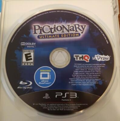 Pictionary Ultimate Edition PS3 PlayStation 3, DISC ONLY, NO TRACKING