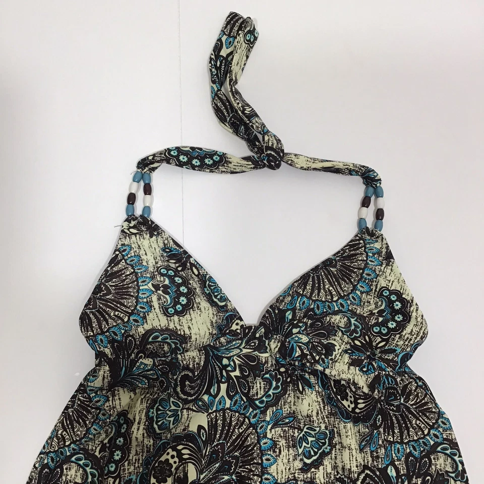 Lucky Brand Women’s Tankini Top Bathing Suit Swimwear Small Changeable Pads - Image 2 of 4