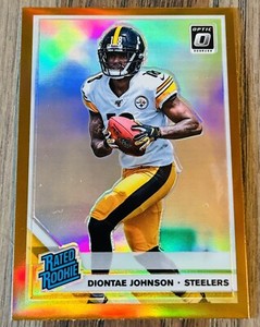 2019 Panini Donruss Optic Rated Bronze Prizm Diontae Johnson #177 Rookie RC 