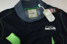Tommy Bahama Sweater NFL Swing Pass Seattle Sea Hawks Shawl New Medium M