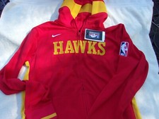 NWT Nike hooded dri fit zippered jacket, youth XL 18/20 , red, NBA Hawks, 85