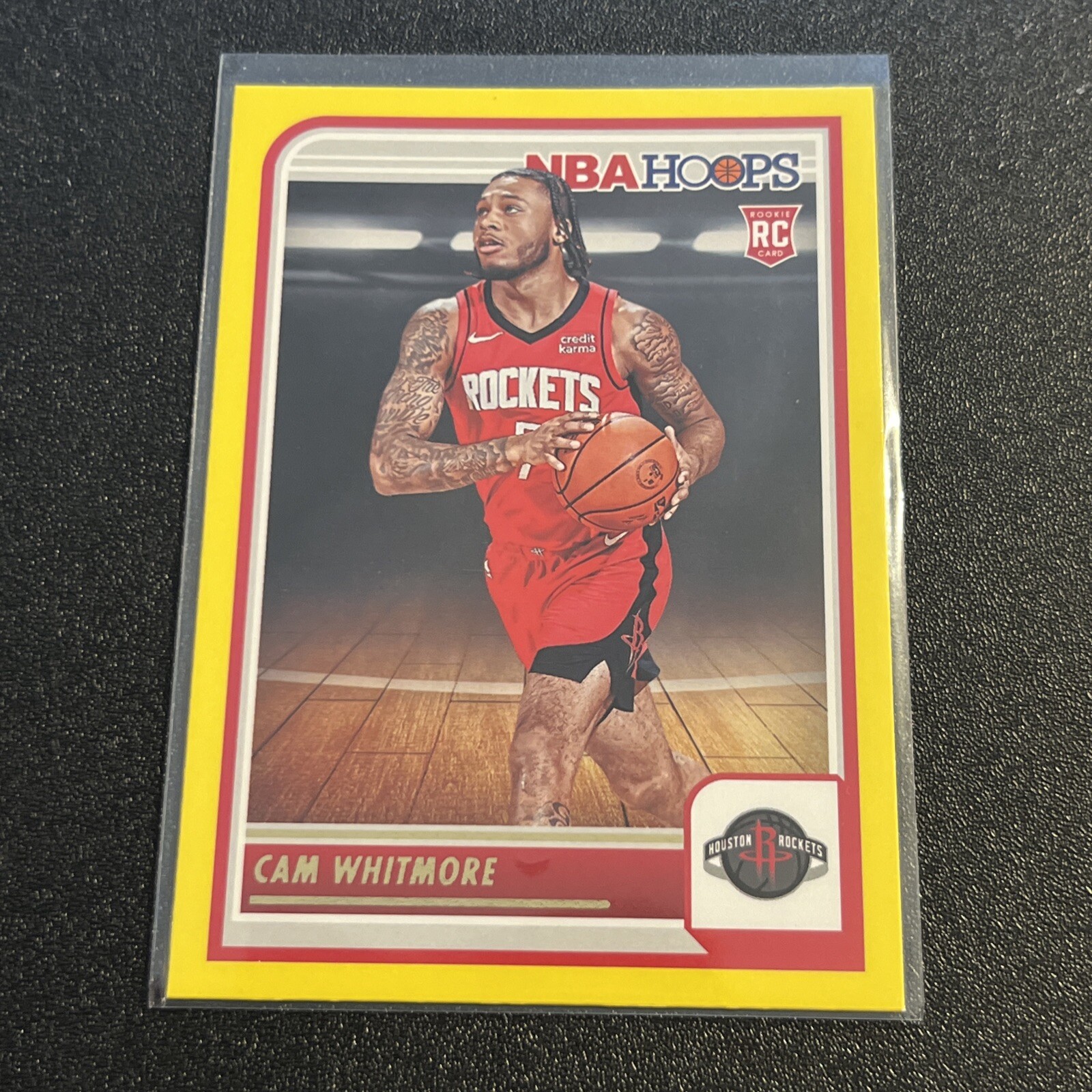 cam whitmore RC 2023-24 Hoops Yellow parallel #265