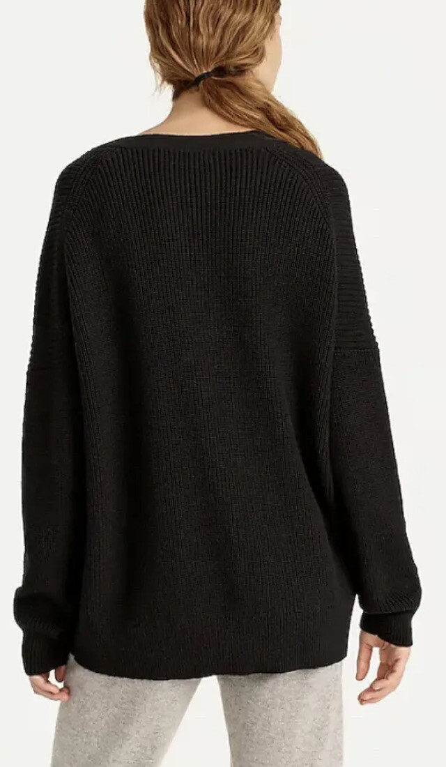 j crew v neck cotton cashmere cardigan sweater
