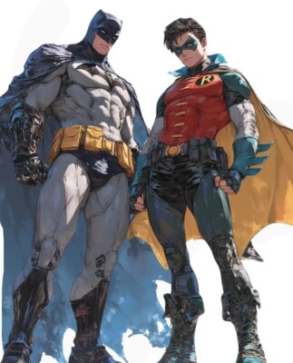 Batman And Robin Glossy poster 24 x36