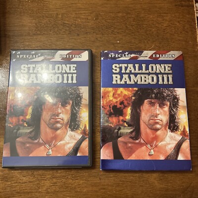 Rambo III (DVD, 2003, 2-Disc Set, Special Edition) NEW Slipcover