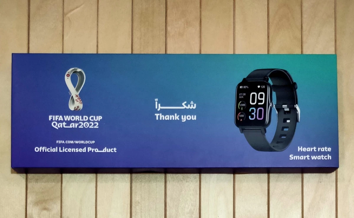 FIFA World Cup Qatar 2022 Volunteer Thank You Gift and#034;Smart Watchand#034; eBay