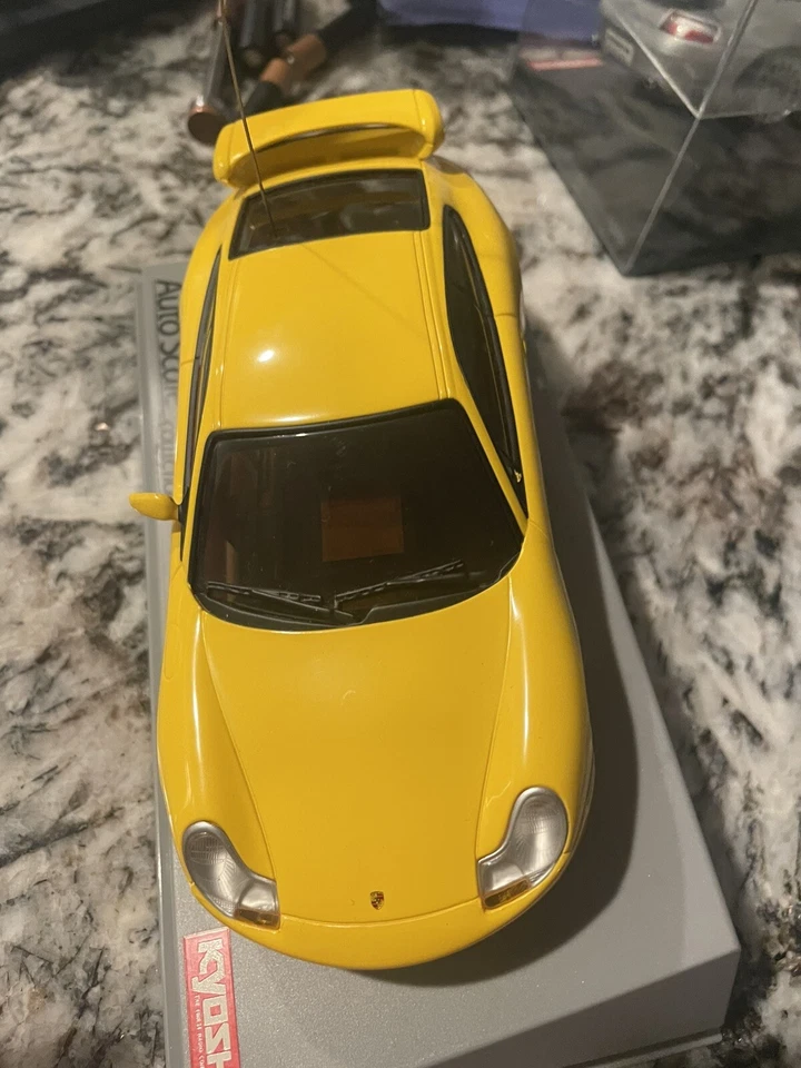 Kyosho Mini z Yellow Porsche 911 GT3 By mini-z Tested - Image 4 of 4