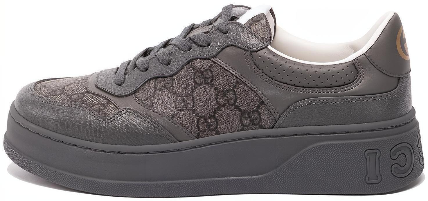 Gucci GG Canvas Low Grey Black for sale | eBay