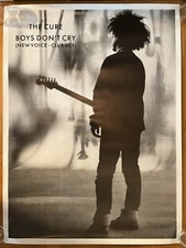 Vtg. The Cure- Boys Don’t Cry (New Voice-Club Remix) Poster Shiny Goth New Wave