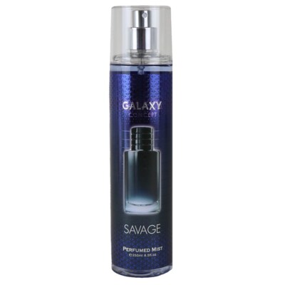 Galaxy Concept Savage Perfumed Body Mist Perfumed Mist Spray 8.5 fl oz for Men