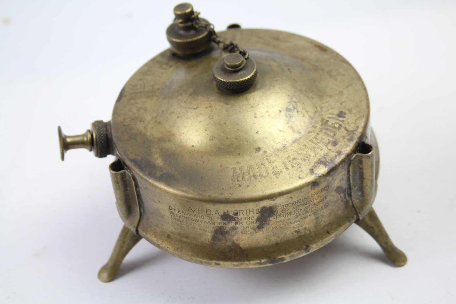 Vintage PRIMUS 210 Portable Stove Original Tin Made In Sweden, Camping