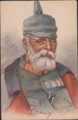 CPA  4038/13 KONIG LUDWIG III VON BAYERN par RUD.SCHNEIDER 1915 portrait
