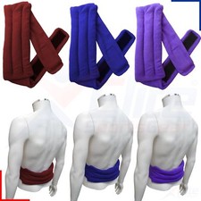 Hot or Cold Back Fleece Wheat Heat Pack Bag Hook Loop Waist Belt Muscle Pain