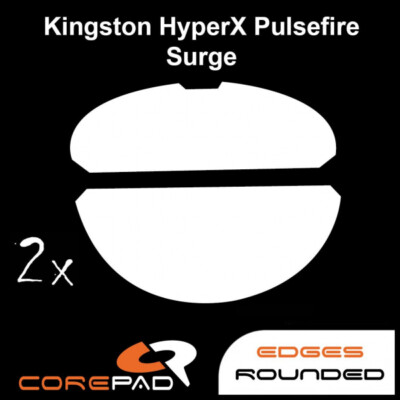 Corepad Skatez Kingston HyperX Pulsefire Surge Ersatz Mausfüße Hyperglide PTFE