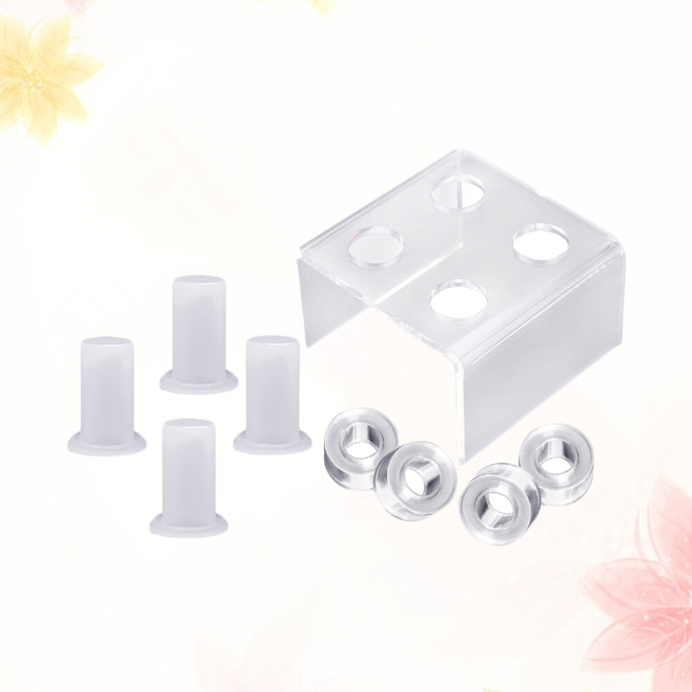 9 Pcs DIY Lipstick Storage Mold Epoxy Lipsticks Molds Rack Tray