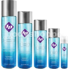 ID Glide Natural Feel H2O Water Based Personal Lubricant - Select Size