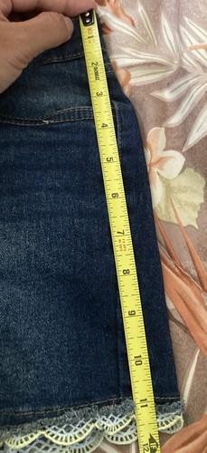 BCBG Cuffed Jeans Shorts Size 14 & V Gold Jeans Shorts Lace Girls Size 14 - Picture 21 of 24