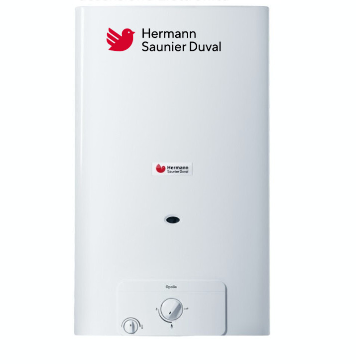 SCALDABAGNO A GAS HERMANN OPALIA CAMERA APERTA C LOW NOX 14 LT METANO 0010023834