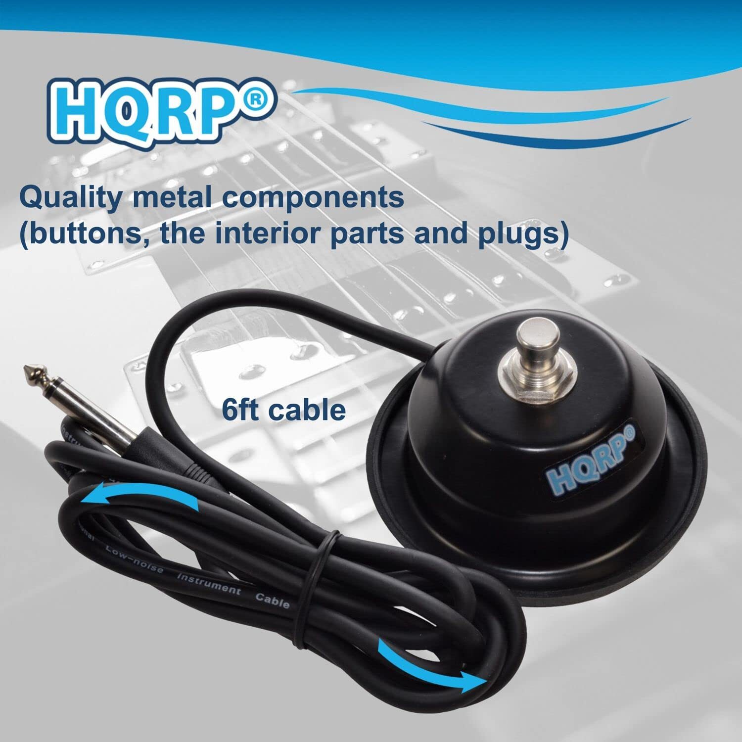 Multipurpose Guitar Amp On/Off Footswitch w/ 1/4-Inch Jack (1,2,3 ...