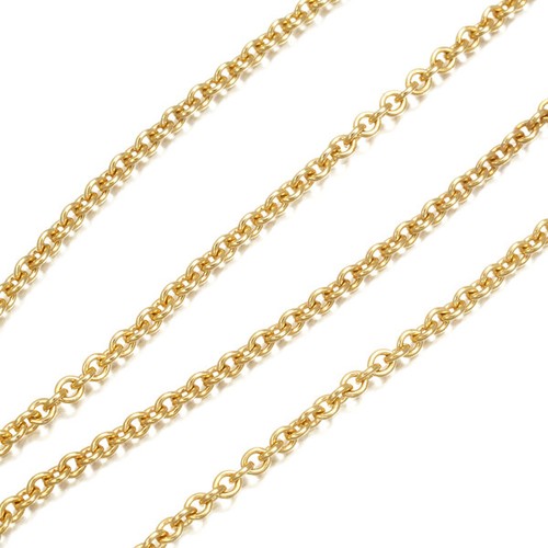 Auth BVLGARI Chain Necklace BVLGARIBVLGARI 41cm 18K 750 Yellow Gold - Picture 2 of 3