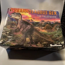 Tyrannosaurus Rex The Telephone circa 1994 boxed, Jurassic Era Ringer Telemania.