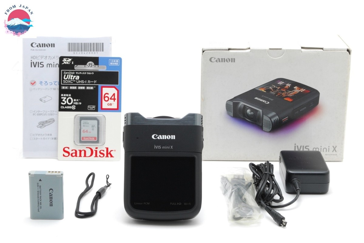 Canon iVIS mini X Camcorder HD Video Camera :JP | eBay