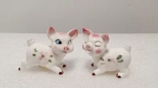 Cute Little Pigs Salt and Pepper Shakers bone china
