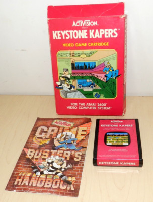 ATARI VINTAGE KEYSTONE KAPERS VIDEO GAME 1983 ACTIVISION
