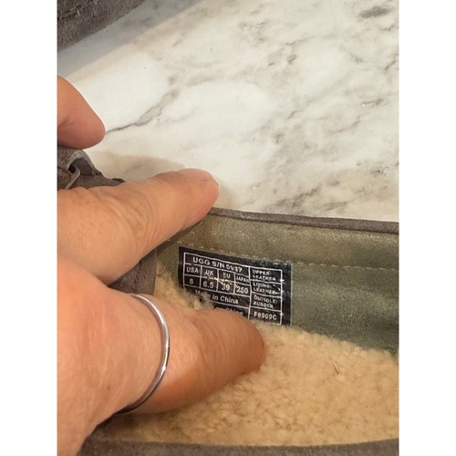 UGG Australia Roam Hausschuhe Mokassins Fahren Zinngrau Damengröße 8 - Bild 8 von 8