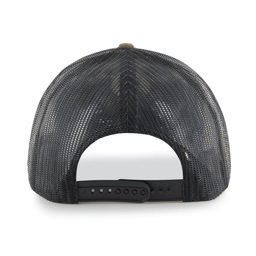 Chicago Cubs '47 Brand Camo Trucker Adjustable Hat