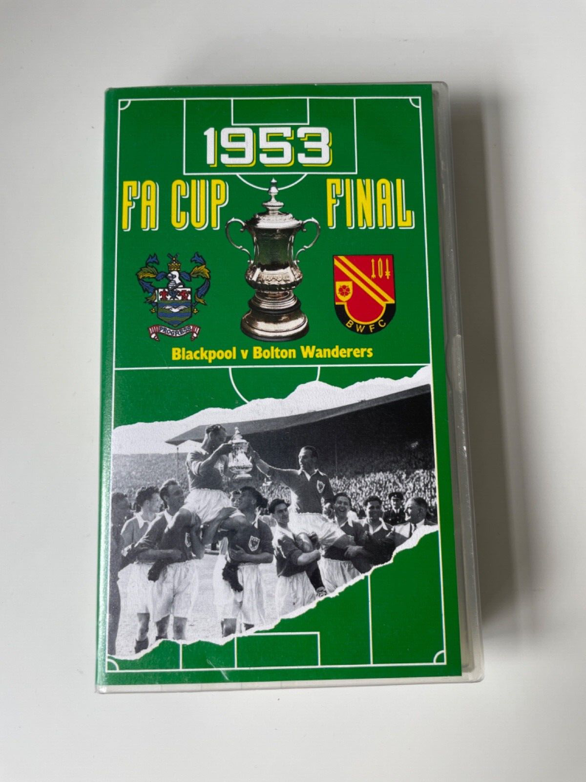1953 FA Cup Final Blackpool v Bolton Wanderers  Football VHS PAL Video No Mould
