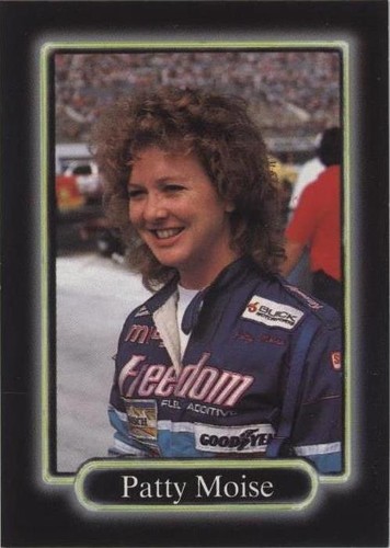 Patty Moise #138 signed autograph auto 1990 Maxx NASCAR Racing