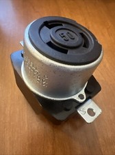   HUBBELL Twist-Lock 50A 250VDC 600VAC Receptacle, New, Free Ship    