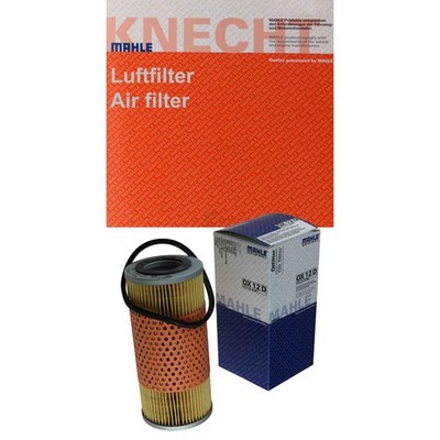 MAHLE / KNECHT Set Filterpaket Luftfilter LX 264 Ölfilter OX 12D
