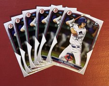 Lot (6) of Luke Keaschall 2023 1st Bowman Draft #BD53 Twins