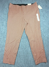 Women's High-Rise Skinny Ankle Pull-On Pants - A New Day - Plaid Size 16