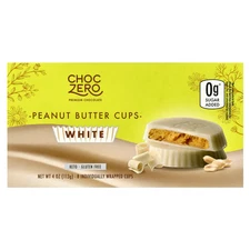 White Chocolate Peanut Butter Cups, 8 Cups, 4 oz (113 g)