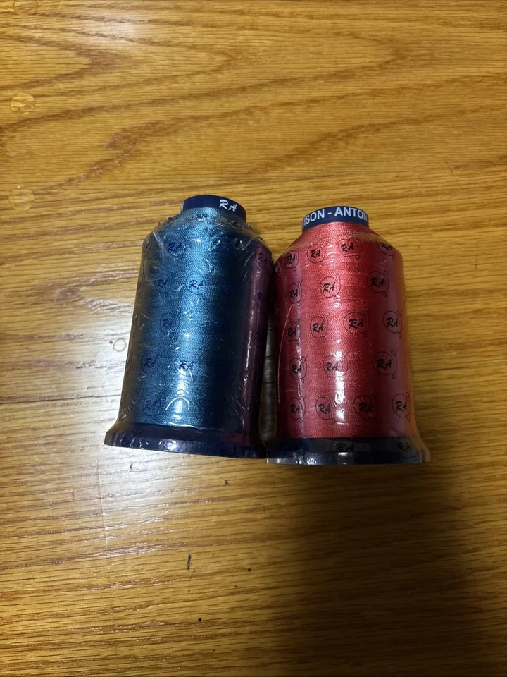 2 NEW Robison-Anton Super-Strength Rayon Embroidery Thread Spools 5500yds - Image 3 of 4