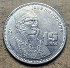 Mexico 1 One Peso - Stainless Steel Coin - KM# 496 - Mexican - World Coin