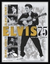 Sierra Leone 2010 - Elvis Presley - Sheet 4 Stamps - Scott #2987 - MNH