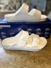 Birkenstock Size 34 EU/3 youth/ women s Size 4 White Arizona Eva
