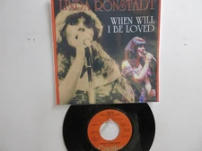 💥  ' LINDA RONSTADT '  HIT 45 + PICTURE [ WHEN WILL I BE LOVED ]  1975 !💥