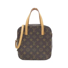 Louis Vuitton Monogram Coated Canvas Shoulder Bag Women Brown One Size 648608
